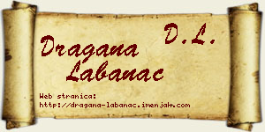 Dragana Labanac vizit kartica
